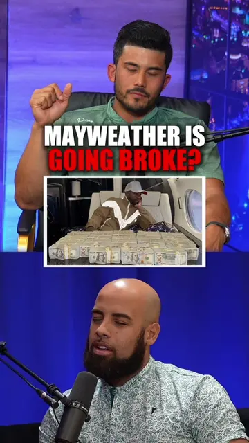 Is Mayweather actually going broke? $3 million a month in expenses. That’s $36 m