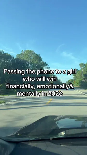 Passing the phone to a girl who will win financially, emotionally& mentally in 2