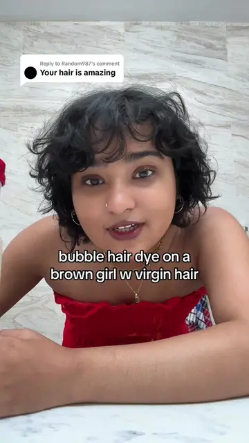 Replying to @Random987 also… gonna do my brows too #bubblehairdye #boxdye #athom
