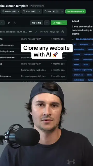 Clone any website with AI #ai #aitools #aitutorial #aiagency #aiagents 