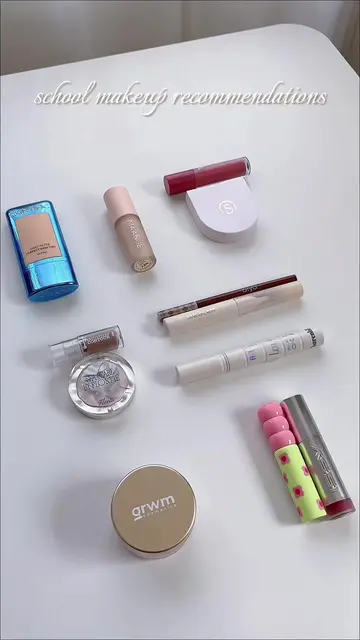 𓂃˖ ࣪⊹ school makeup essentials worth adding to your makeup pouch ☁️✨ #makeuprec