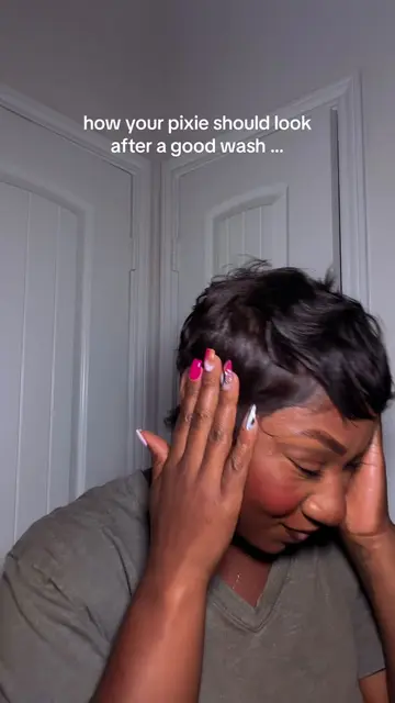 Taking care of your hair should be essential… when I started my pixie my hair wa