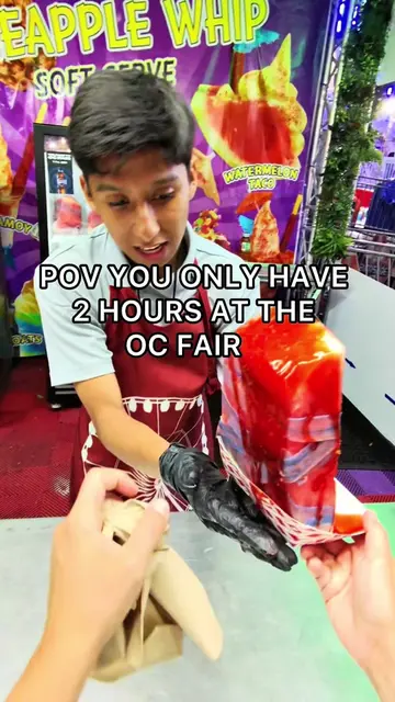 The OC fair has the most insane food creations and everything is so delicious th