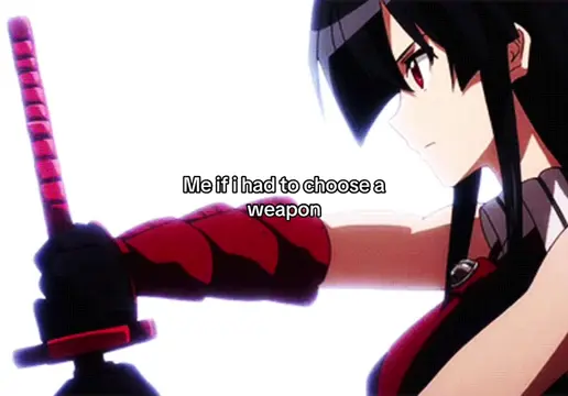 I’d choose guns tho— #katana #weaponofchoice #weaponofchoice #sword #creatorsear