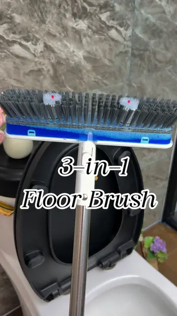This practical brush and scraper combo is an indispensable household cleaning to