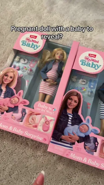 These are the My Mini Baby Mom & Baby surprise dolls. The dolls include the baby