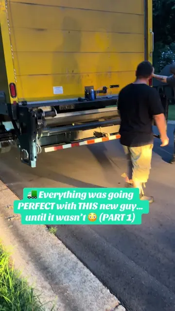 Meeting the new driver, getting him set up with the truck, and feeling like ever