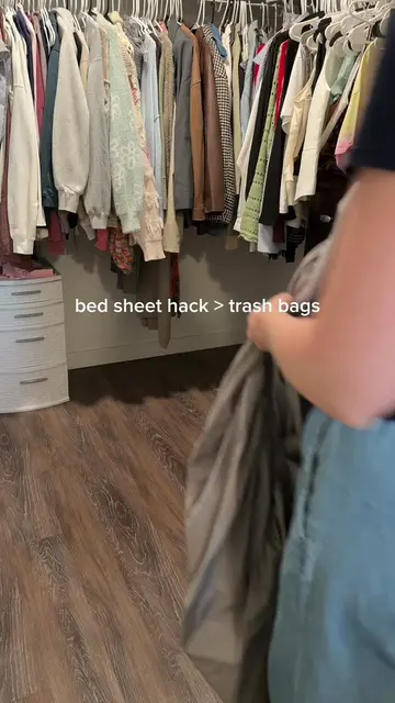 Fits way more clothes than those wardrobe boxes 🤭 #movinghack #movingout #moved