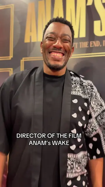 Director of the film , Anam’s wake! Likarion Wainaina  #anamswakefilm #premiered