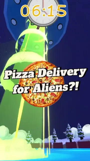 Do you want the Alien Outfit? Time to follow the lights, don't drop the pizza, a