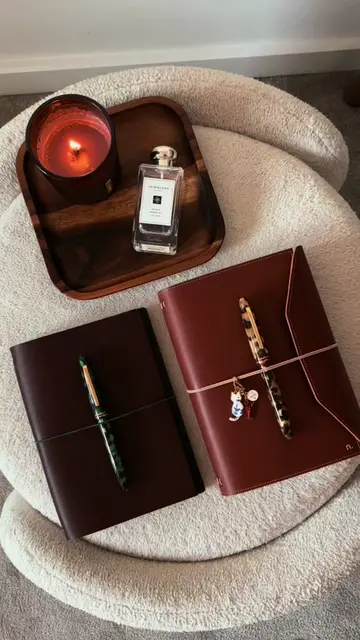 I’m lucky my husband is also into fountain pens and journaling otherwise he’d ge