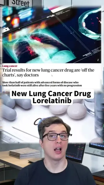 Exciting news in lung cancer treatment! A new drug, Lorelatinib, shows 60% of pa