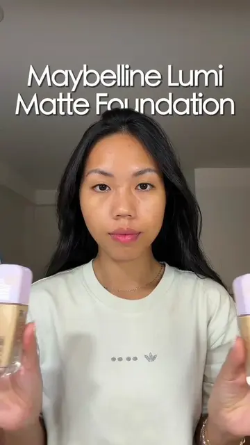 maybelline foundation lumi matte 128 vs 220 #maybellinefoundation #maybellinesup