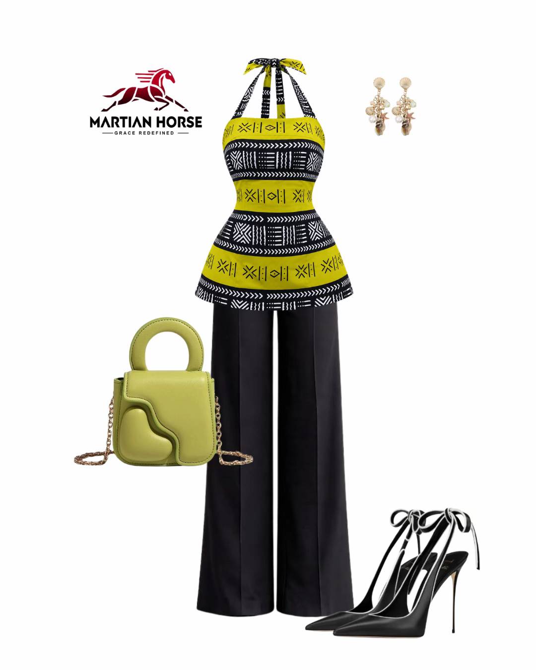 We have a new print on board! Mustard eagle top - Ksh 2,800 Mustard eagle pants 