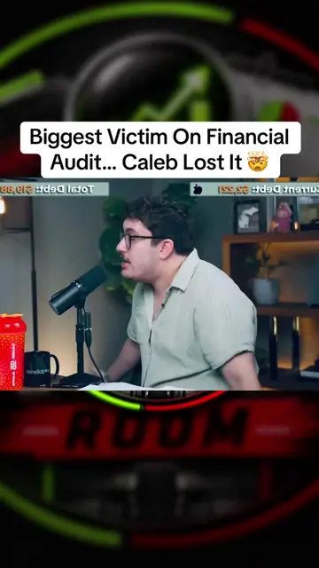 Biggest Victim On Financial Audit… Caleb Lost it 🤯 #fyp #calebhammer #financial
