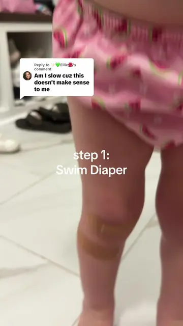 Replying to @✨💚Ellie🌺  here is some context for clarification  1.) swim diaper