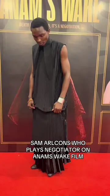 @sam arlcons who plays Negotiator in Anam’s wake film at the premiere of ANAM’S 
