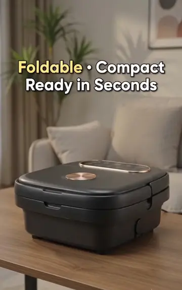 Give your feet the relaxation they deserve with this electric heated foldable fo