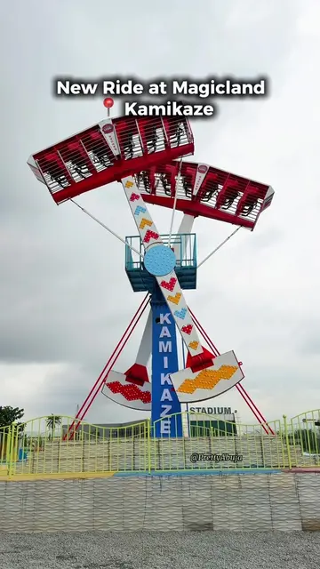 THERE IS A NEW RIDE AT MAGIC LAND!!! The name of the ride is Kamikaze and it cos