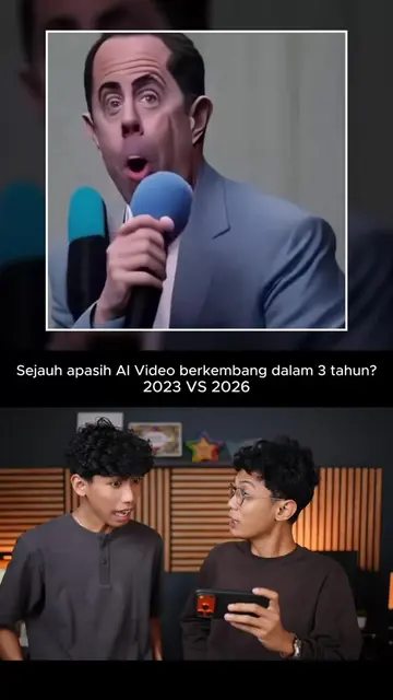 Sejauh apa sih AI video berkembang dalam 3 tahun? 2023 vs 2026 komen “AI GILA” k