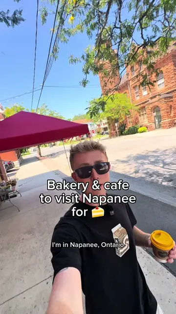 Bakery and cafe to visit Napanee for 🍰🇨🇦 These were some of the best pastries