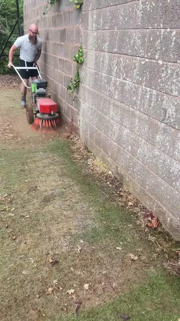 Heavy weeds, thick moss, and years of built-up debris... gone with minimal effor