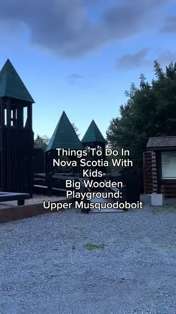 Things To Do In Nova Scotia With Kids 🛝  Today’s Adventure: Big Wooden Playgrou