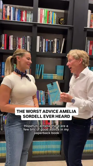 I asked Amelia what the worst advice she’s ever had was. Her answer: if someone 