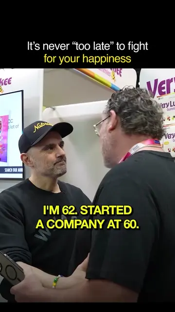 For the 60 and up crew, it's never too late to fight for it.. your dreams, your 