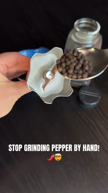 🌶️ Freshly ground pepper in seconds! Skip the manual grinder and use a blender 