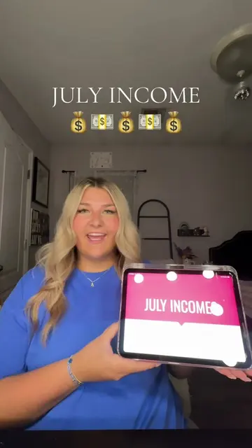 all of the money i made in july! lmk if you guys like this video!! 💵💰 #savingm