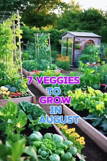 7 Vegetables to Grow in August 🌱 | Start Planting Now!Wondering what to plant i