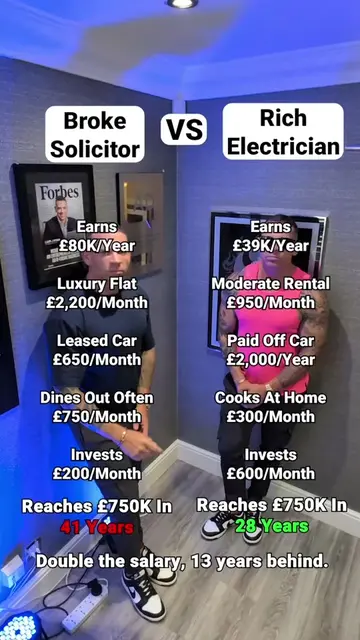 Who do you think is better of?🤔 #finacialfreedom #money #finance 