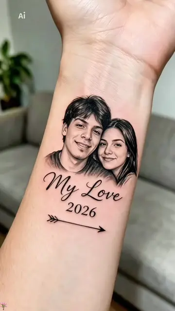 🖤 Imprima a pessoa que você ama no seu braço, basta uma foto pra fazer esse víd