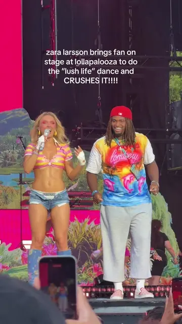 this moment brought tears to me eyes 😭😭 @Zara Larsson @Lollapalooza #zaralarss