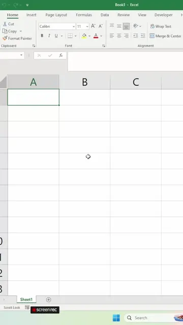 Excel मा Row Height र Column Width Automatic कसरी मिलाउने? ✅ | 1 Click Excel Tri