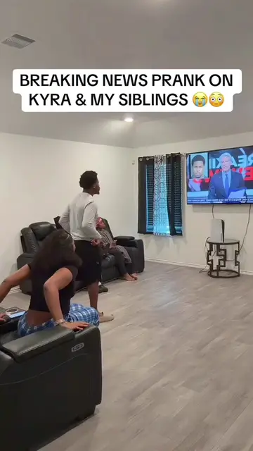how to do breaking news prank on tv 📺 pranking my grandma with the fake news 😂