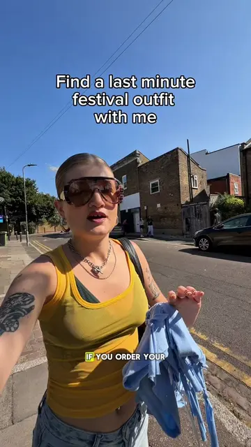 Car boot challenge less than 24 hours to find a last minute festival outfit befo