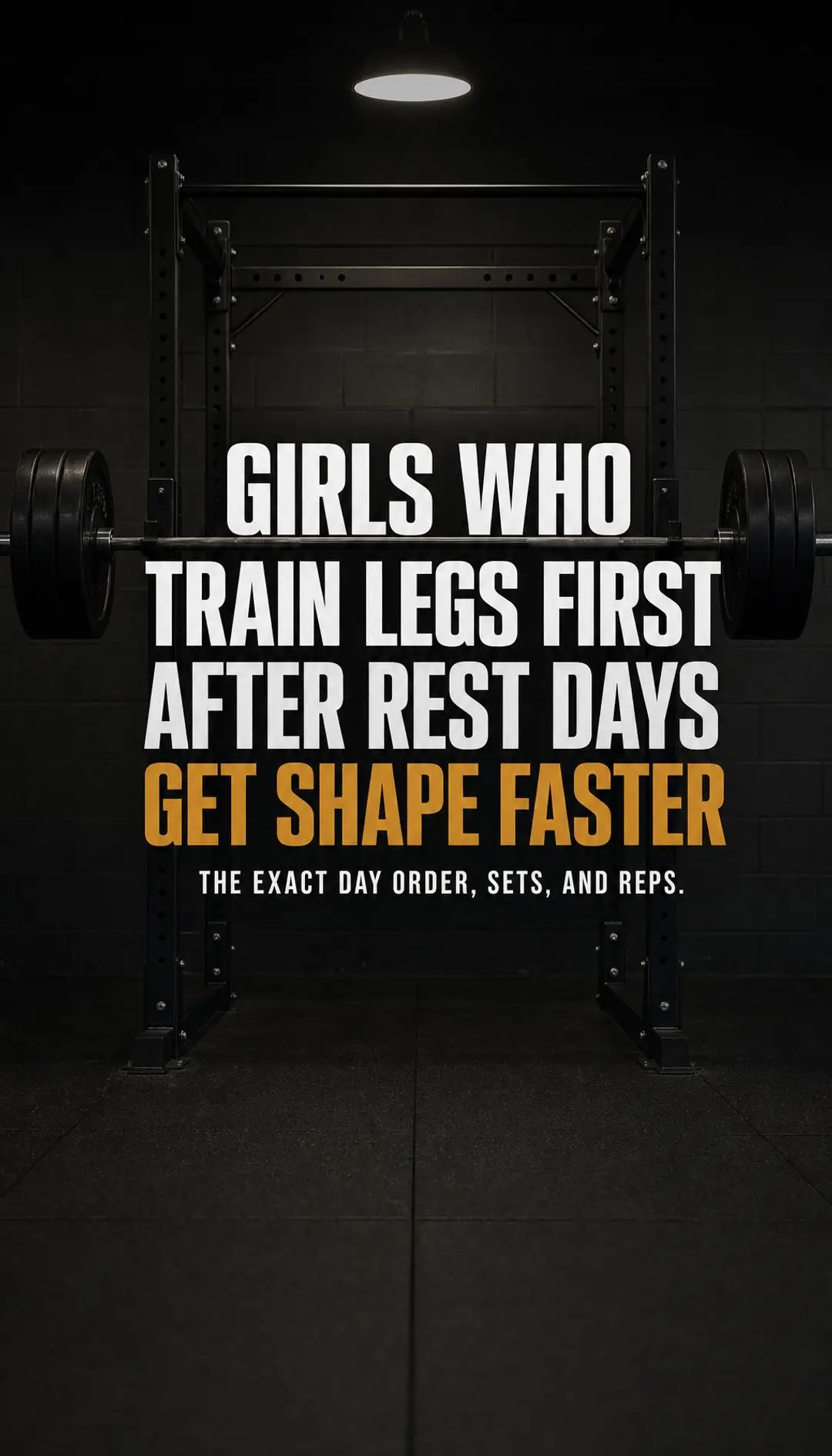 Most training splits are thrown together in whatever order feels convenient, and
