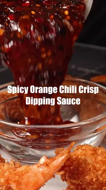 This spicy orange chili crisp dipping sauce was one of the most popular sauces o