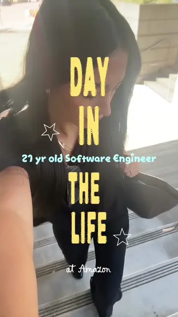 DITL of a 21 year old software engineer at Amazon! #softwareengineer #Tech #corp