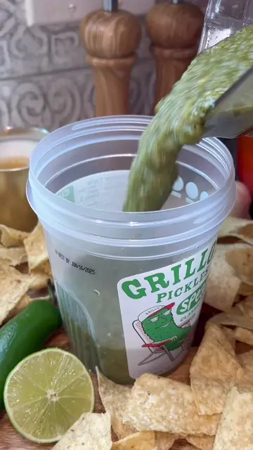 Pickle Salsa 🥒 I saw @Freddsters share this last summer, and I’ve been making a