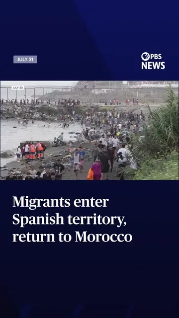 Spain rushed troops and resources to one of its territories in North Africa afte