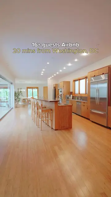 This Airbnb fits over 16 guest and is 20 minutes from DC and 10 minutes from Tys
