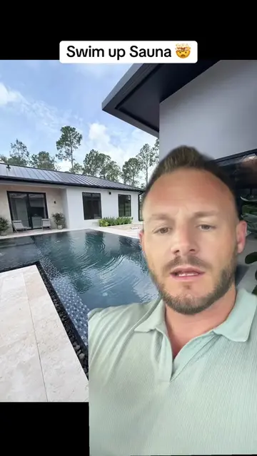Have you ever even heard of a swim up sauna? This was so crazy to see! #sauna #l