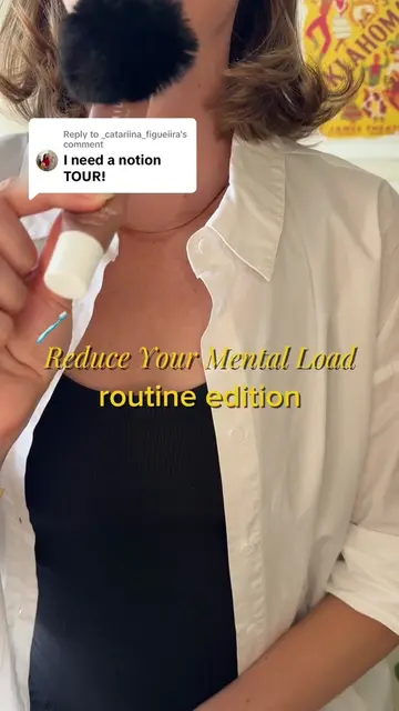 Replying to @_catariina_figueiira setting up routines on notion 💛  #notion #rou