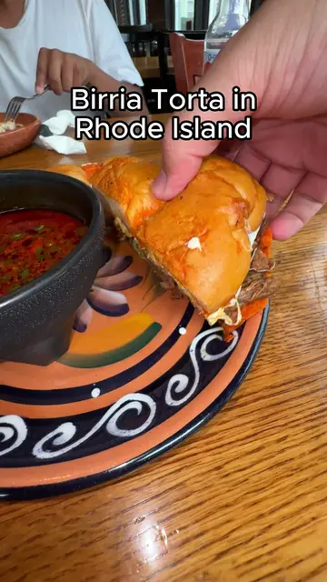 Birria Torta in Rhode Island😍 #rhodeisland #newengland #mexicanfood #birria #to