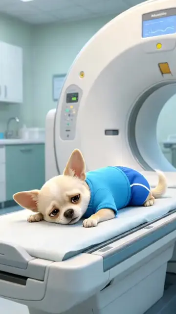 Chihuahua's paw was broken due to a strange cause 😱❤ #Chihuahuadog #AmericanBul