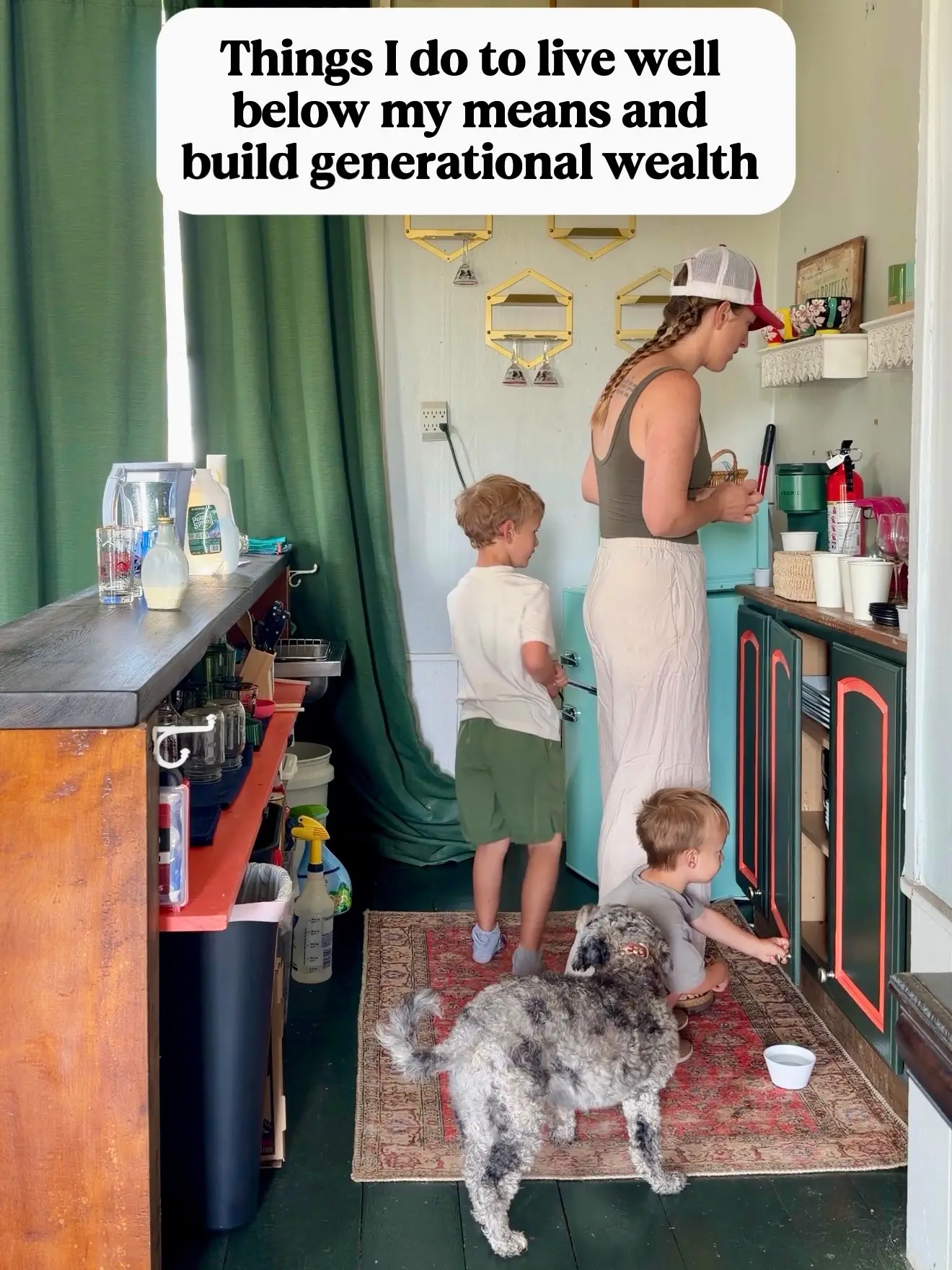 Let’s normalize living below our means, saving money, and building generational 