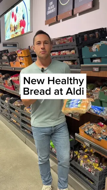 I found the healthiest bread at Aldi! 🍞 Not all breads are created equal… here 